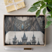 Decoupage - Zwarte Kasteelkoningin - Tissuepapier (Geschenk)