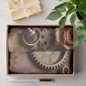 Decoupagepapier, SteamFunk Clock 1 Tissuepapier (Geschenk)