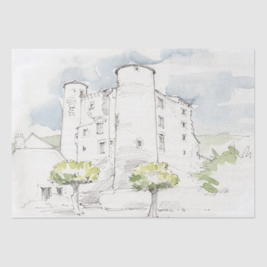  DECOUPAGINA FRANCH CHATEAU COUNTRYSIDE TISSUEPAPIER (Voorkant)