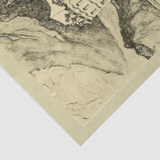  DECOUPAGINA FRENCH CASTLE COUNTRYSIDE TISSUEPAPIER