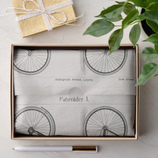 DECOUPAGINA : WEEFSELPAPIER : BICYCLEN TISSUEPAPIER (Geschenk)