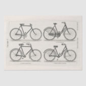 DECOUPAGINA : WEEFSELPAPIER :  BICYCLEN TISSUEPAPIER (Voorkant)