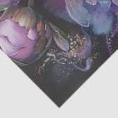 Decoupge Vibrant Digital Vibrant Peony Paarse Roze Tissuepapier (Detail)