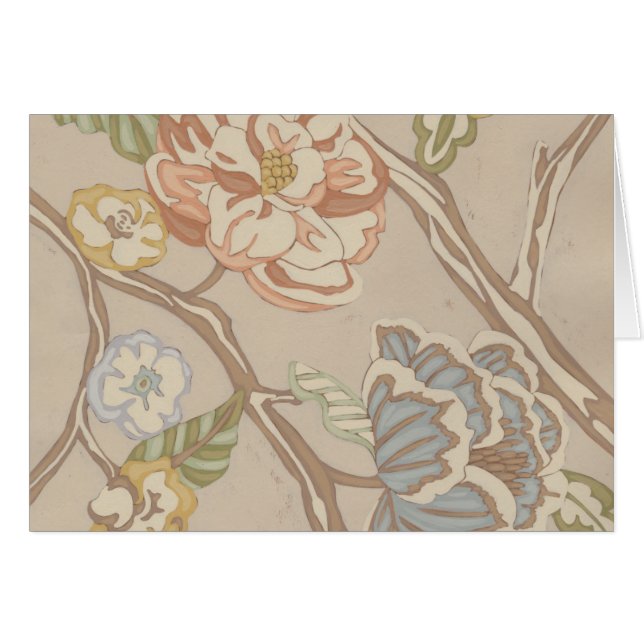 Decratief Organza Chintz Floral Design (Voorkant Horizontaal)