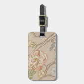 Decratief Organza Chintz Floral Design Bagagelabel (Voorkant verticaal)