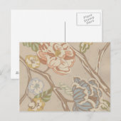 Decratief Organza Chintz Floral Design Briefkaart (Voorkant / Achterkant)