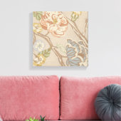 Decratief Organza Chintz Floral Design Canvas Afdruk (Insitu (Woonkamer))