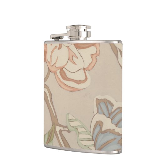 Decratief Organza Chintz Floral Design Heupfles (Links)