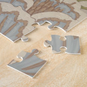 Decratief Organza Chintz Floral Design Legpuzzel (Zijkant)