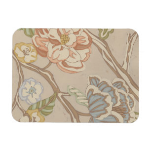 Decratief Organza Chintz Floral Design Magneet