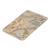 Decratief Organza Chintz Floral Design Magneet (Linkerzijde)