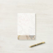 Decratief Organza Chintz Floral Design Post-it® Notes (Op bureau)