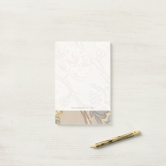 Decratief Organza Chintz Floral Design Post-it® Notes (Op bureau)