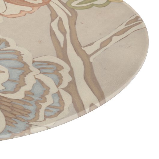 Decratief Organza Chintz Floral Design Snijplank (Hoek)