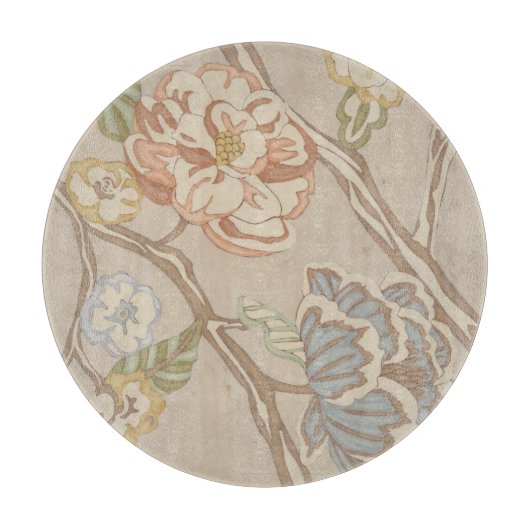 Decratief Organza Chintz Floral Design Snijplank (Voorkant)