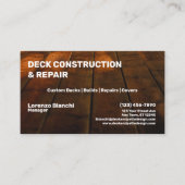 Decreet- en constructiebedrijf visitekaartje (Voorkant)