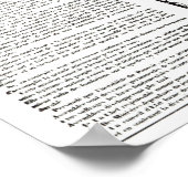 Decreet en proclamatie door Napoleon Bonaparte Poster (Hoek)