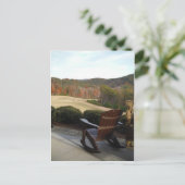 Decreet voorzitter kijkt Golfcursus over Briefkaart (Staand voorkant)