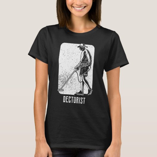 Dectorist I Schatzoeken Metaaldetector Sensor T-shirt (Voorkant)