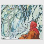“Ded Moroz” of “Vader Vorst” door Ivan Bilibin Cadeaupapier (Vlak)