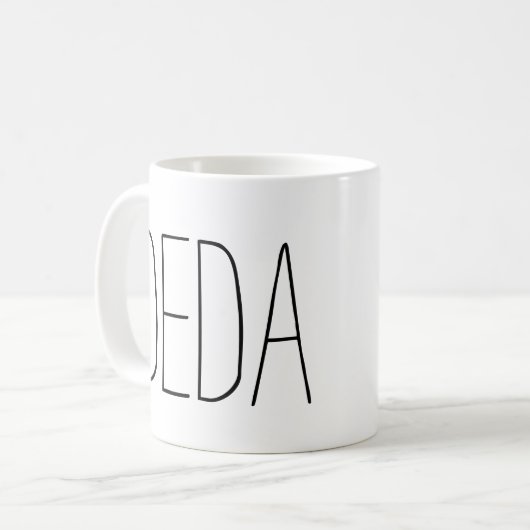 Deda Coffee-Mok (linkerhand) Koffiemok (Voorkant links)