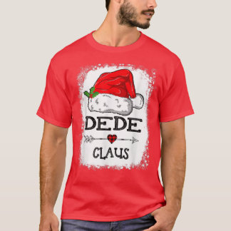 Dede Claus-kerstverlichting Pajama-familie komt ov T-shirt