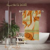 Dedendaagse aardbeenmergset bad handdoek