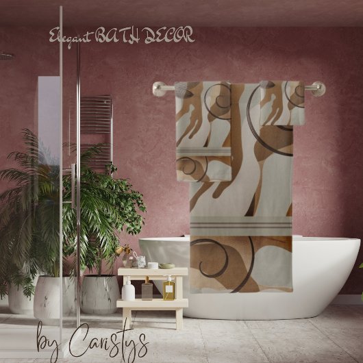 Dedendaagse aardbeenmergset bad handdoek