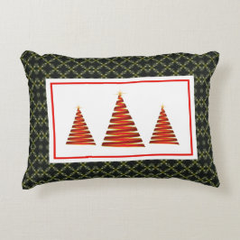 Dedendaagse kerstboom Trio Accent Kussen