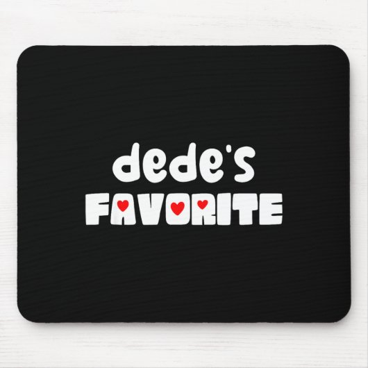 Dede's favoriete kleinkind grappige moederdag muismat (Voorkant)