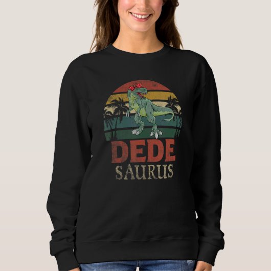 Dedesaurus Rex Dinosaur Dede Saurus Family Matchi Trui (Voorkant)