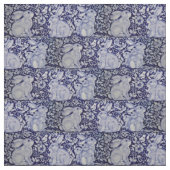 Dedham Blue en White Rabbit Ceramic Tile Fabric Ar Stof (Swatch)