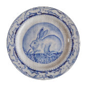 "Dedham Blue" en White Rabbit Design Cutting Board Snijplank (Voorkant)