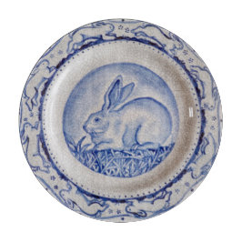 "Dedham Blue" en White Rabbit Design Cutting Board Snijplank