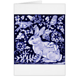 Dedham Blue Rabbit, Classic Blue & White Design