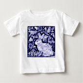 Dedham Blue Rabbit, Classic Blue & White Design (Voorkant)