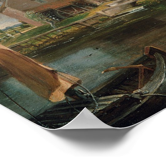 Dedham Lock and Mill, 1820 Poster (Hoek)