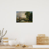 Dedham Lock and Mill, 1820 Poster (Keuken)