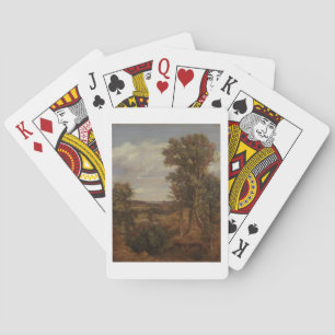 Dedham Vale, 1802 (olie op doek) Speelkaarten