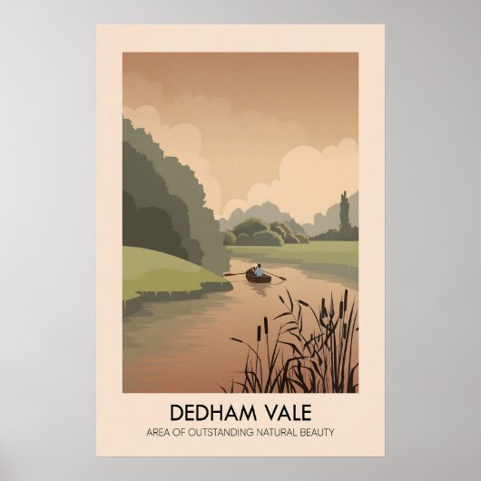 Dedham Vale AONB Reisposter Poster (Voorkant)