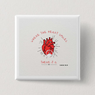 Dedicacion Vierkante Button 5,1 Cm