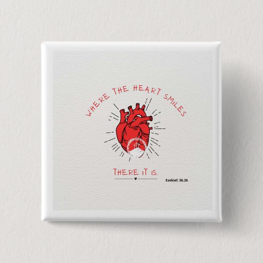 Dedicacion Vierkante Button 5,1 Cm (Voorkant)