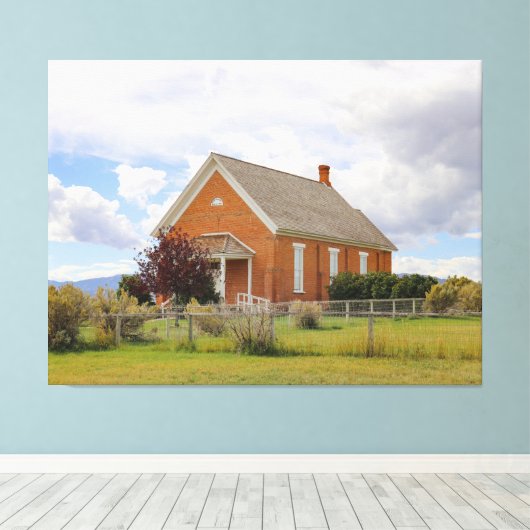 Dedicated 1892  canvas afdruk (Insitu (Houten vloer))