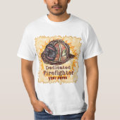 Dedicated brandweerman T-shirt (Voorkant)