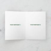 DEDICATED TO GOD COOL BLACK TEKST BEDANKKAART (Binnen)