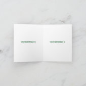 DEDICATED TO GOD COOL BLACK TEKST BEDANKKAART (Binnen)