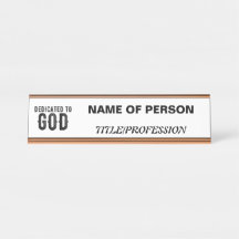DEDICATED TO GOD  COOL BLACK TEKST