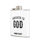 DEDICATED TO GOD COOL  BLACK TEKST HEUPFLES (Links)