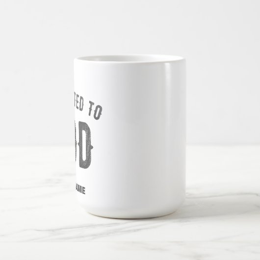 DEDICATED TO GOD COOL  BLACK TEKST MAGISCHE MOK (Midden)