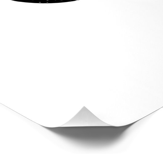 DEDICATED TO GOD  COOL BLACK TEKST PERFECT POSTER (Hoek)